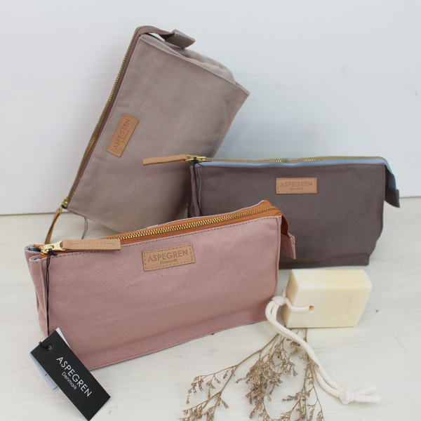 Kulturbeutel / Tasche Mano Mauve / rose Größe  S  von Aspegren